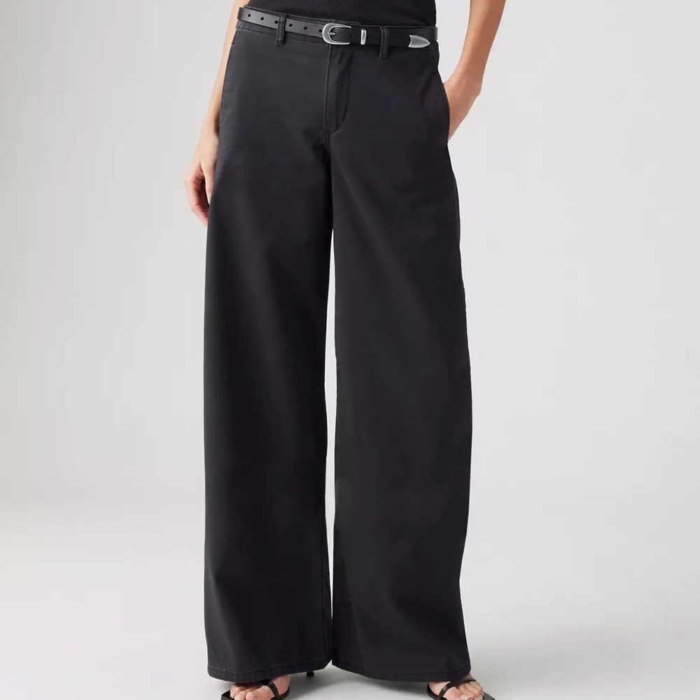 Levi's Black Wide Leg Pants